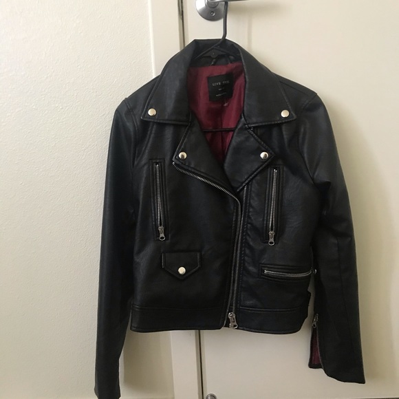 Forever 21 Leather Jacket size M - Picture 2 of 3